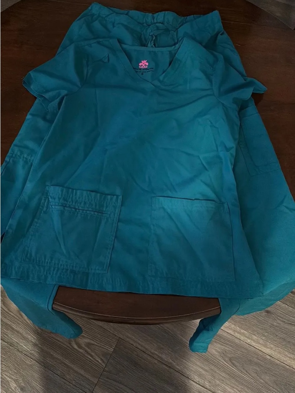 Teal scrub set